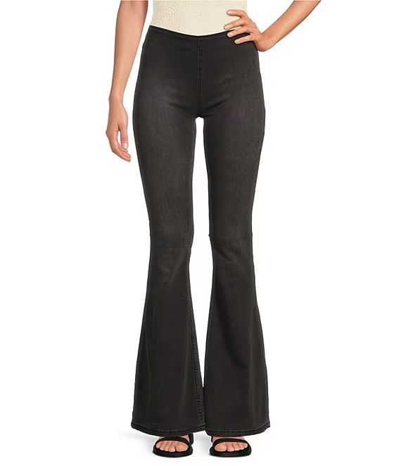 Free People We the Free Gummy Flared Leg Mid Rise Pull-On Stretch Jeans | Dillard's | Dillard's