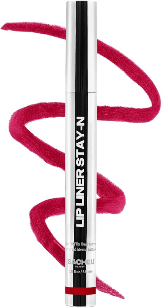 Sacheu Lip Liner Stay-N - Peel Off Lip Liner Tattoo, Peel Off Lip Stain, Long Lasting Lip Stain P... | Amazon (US)
