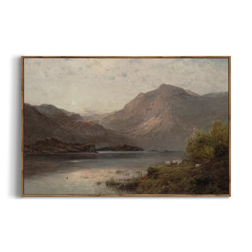 Framed Canvas Wall Art for Bedroom - Large Oversize 24x36 Ready to Hang Living Room- Vintage Farm... | Amazon (US)