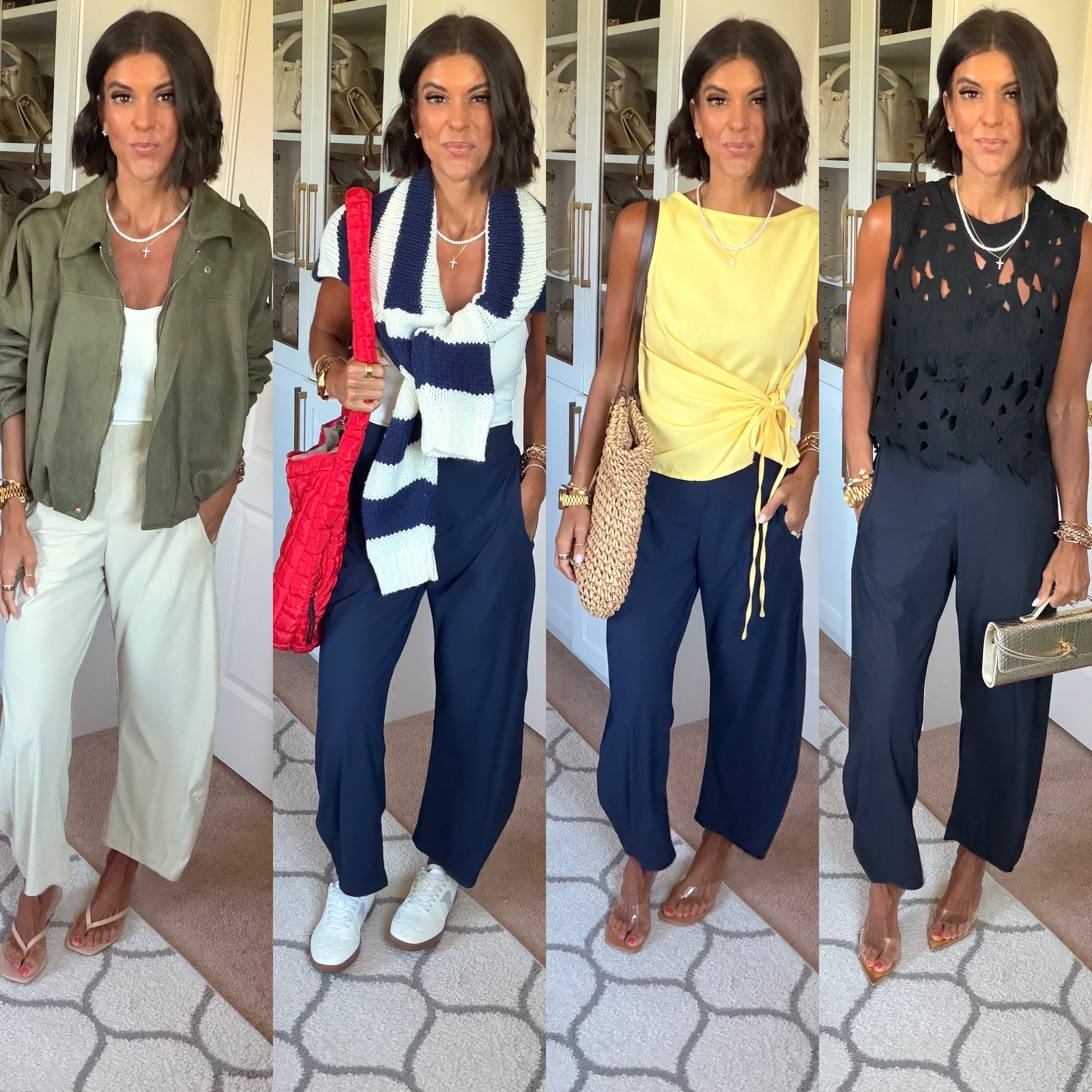 The best pull on pants! Size xs. Size small in jacket, top, and sweater. Size xs in tank with built in bra

#LTKdayinmylife #LTKgrwm #LTKmomlife