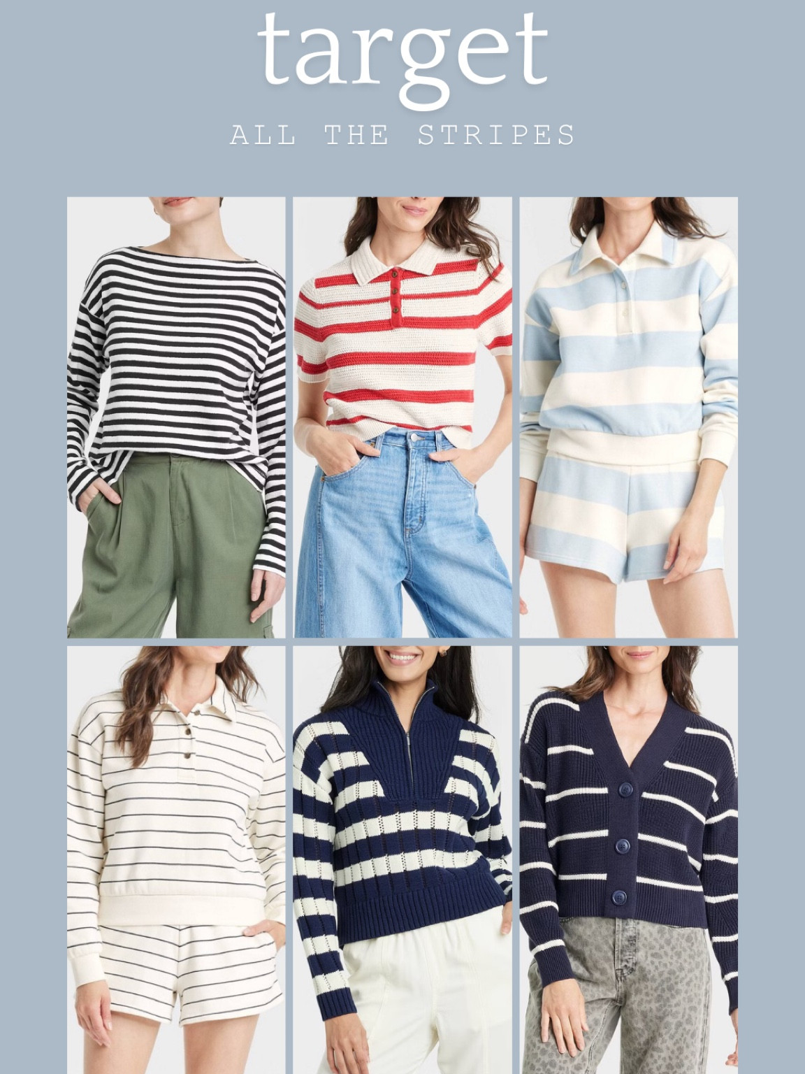 Target has all the stripes in its latest release! Many perfect for late winter into early spring. 

#LTKStyleTip #LTKFindsUnder50 #LTKSeasonal