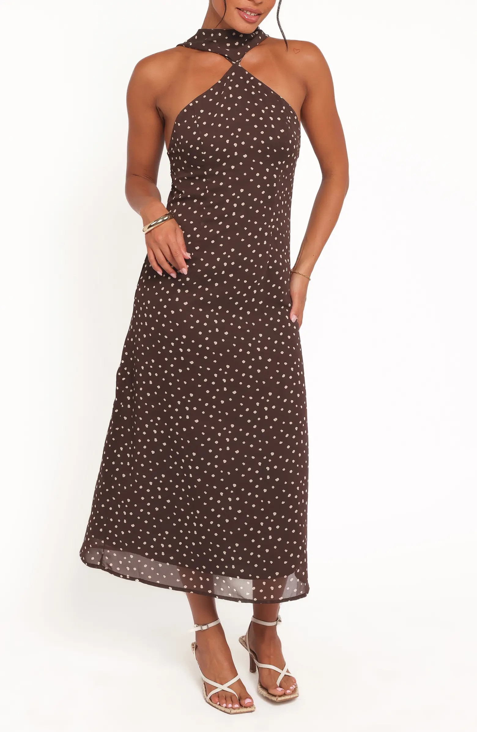 Elva Midi Halter Dress | Nordstrom