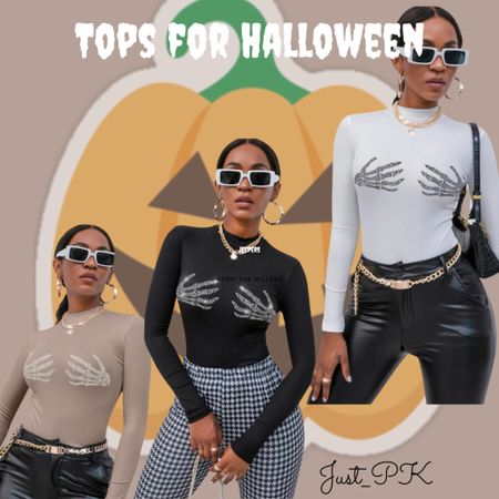 Cool tops for Halloween #Halloweenfashion #spookyseason

#LTKHalloween #LTKunder50