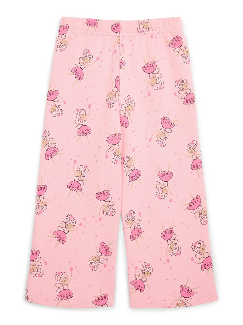 Garanimals Toddler Girl Fleece Straight Leg Pants, Sizes 2T-5T | Walmart (US)