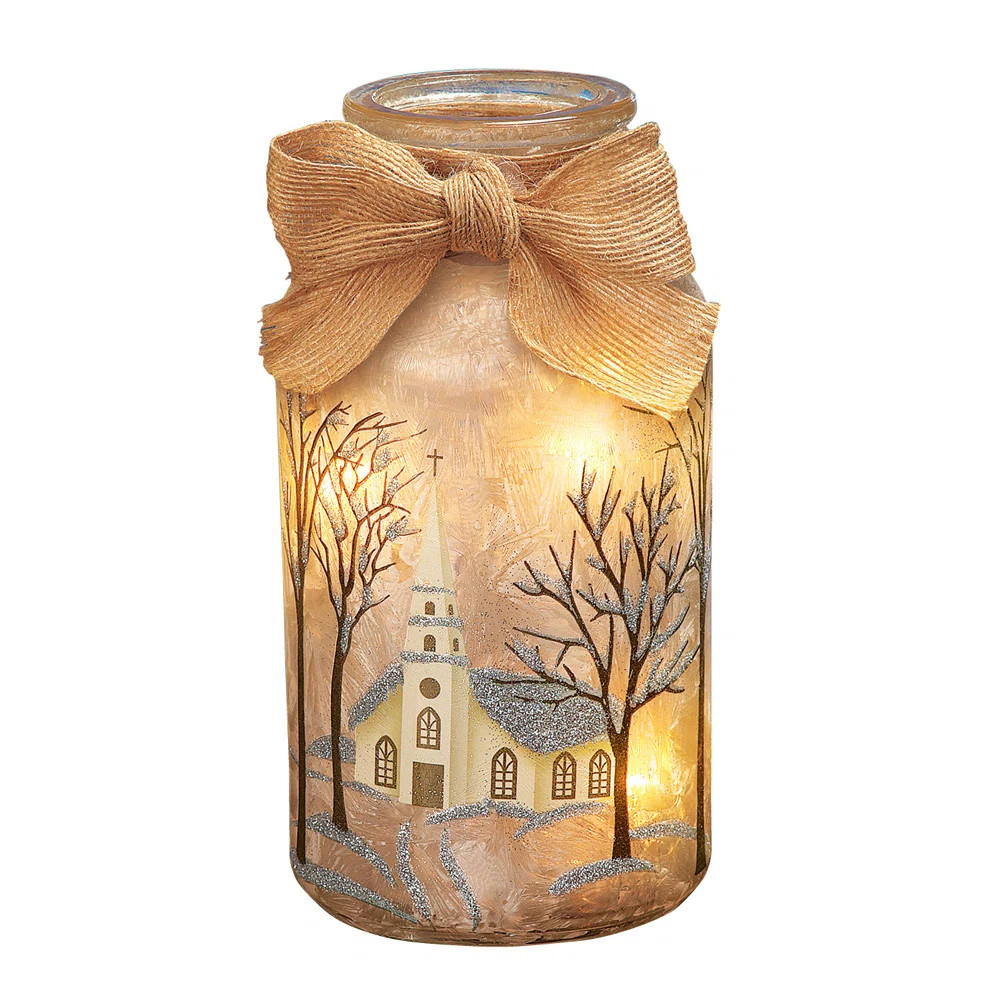 Frosted Mason Jar Table Lamps | Wayfair North America