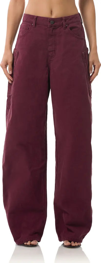 Bexley Corduroy Pocket Barrel Leg Jeans | Nordstrom