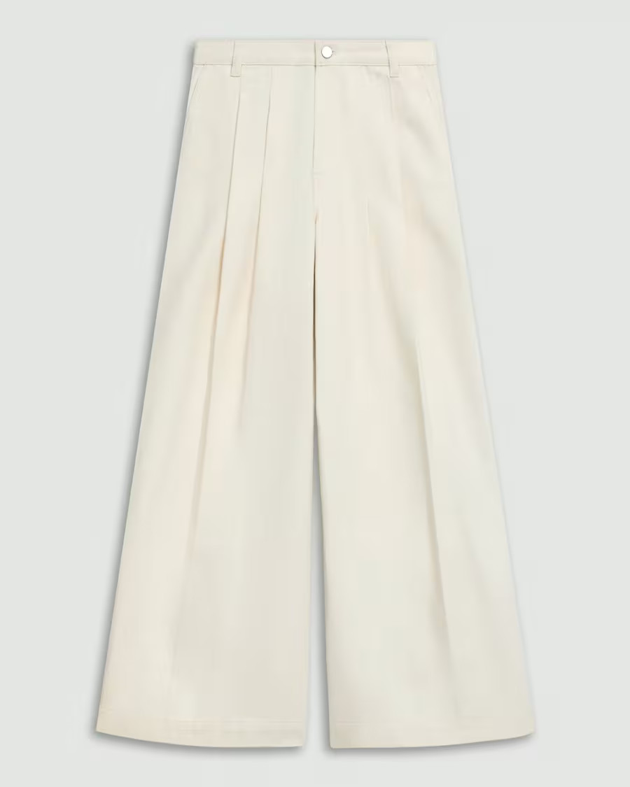 Double Pleat Pant in Denim | Theory