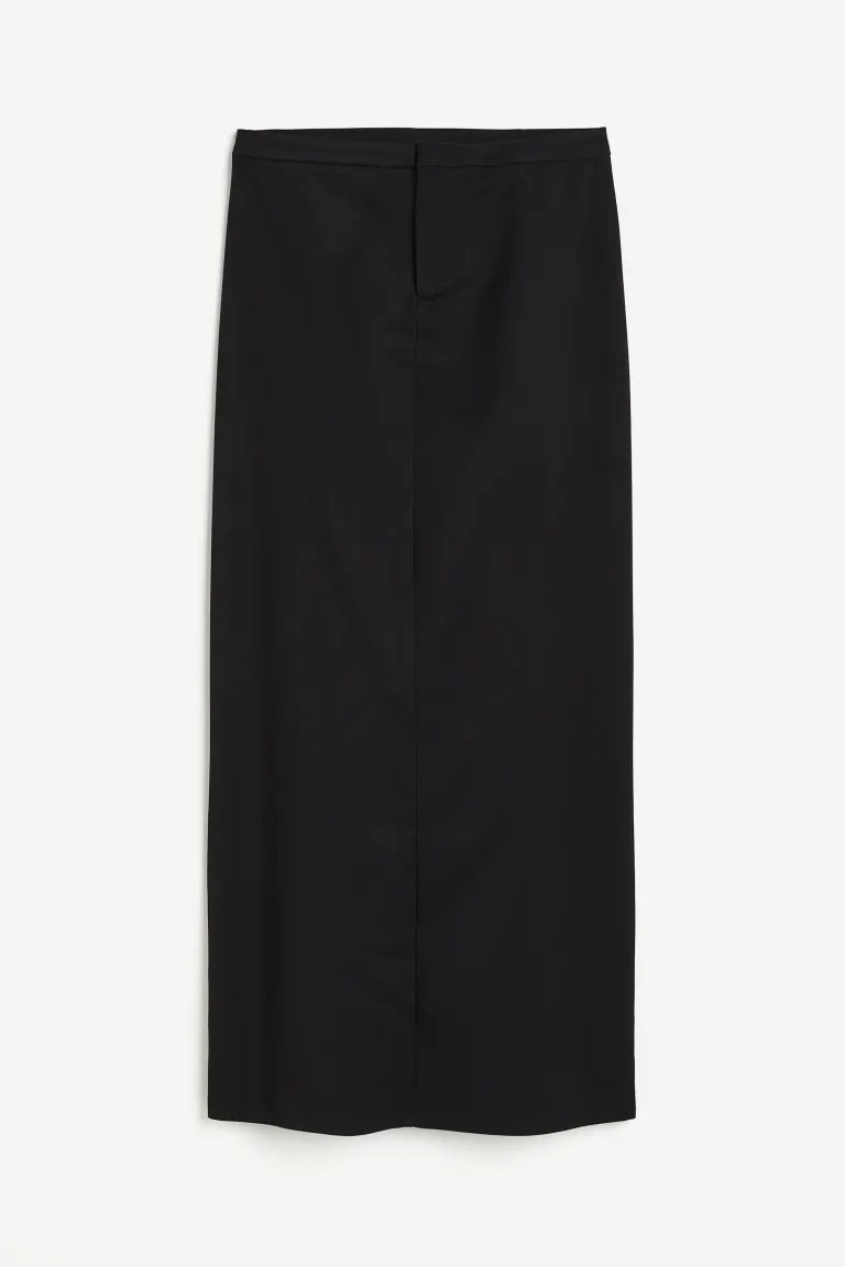 Dressy Twill Maxi Skirt | H&M (US, CA, MX)