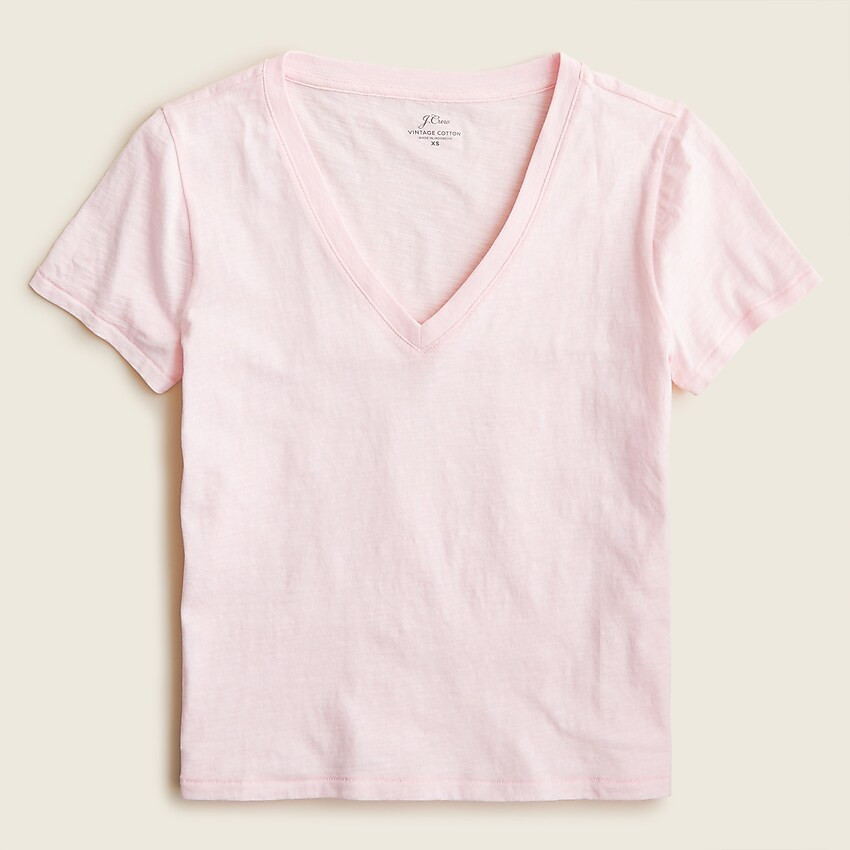 New vintage cotton V-neck T-shirt | J. Crew US