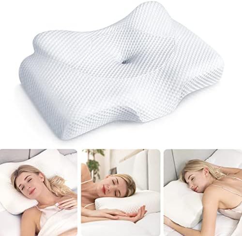 Amazon.com: Osteo Cervical Pillow for Neck Pain Relief, Hollow Design Odorless Memory Foam Pillow... | Amazon (US)