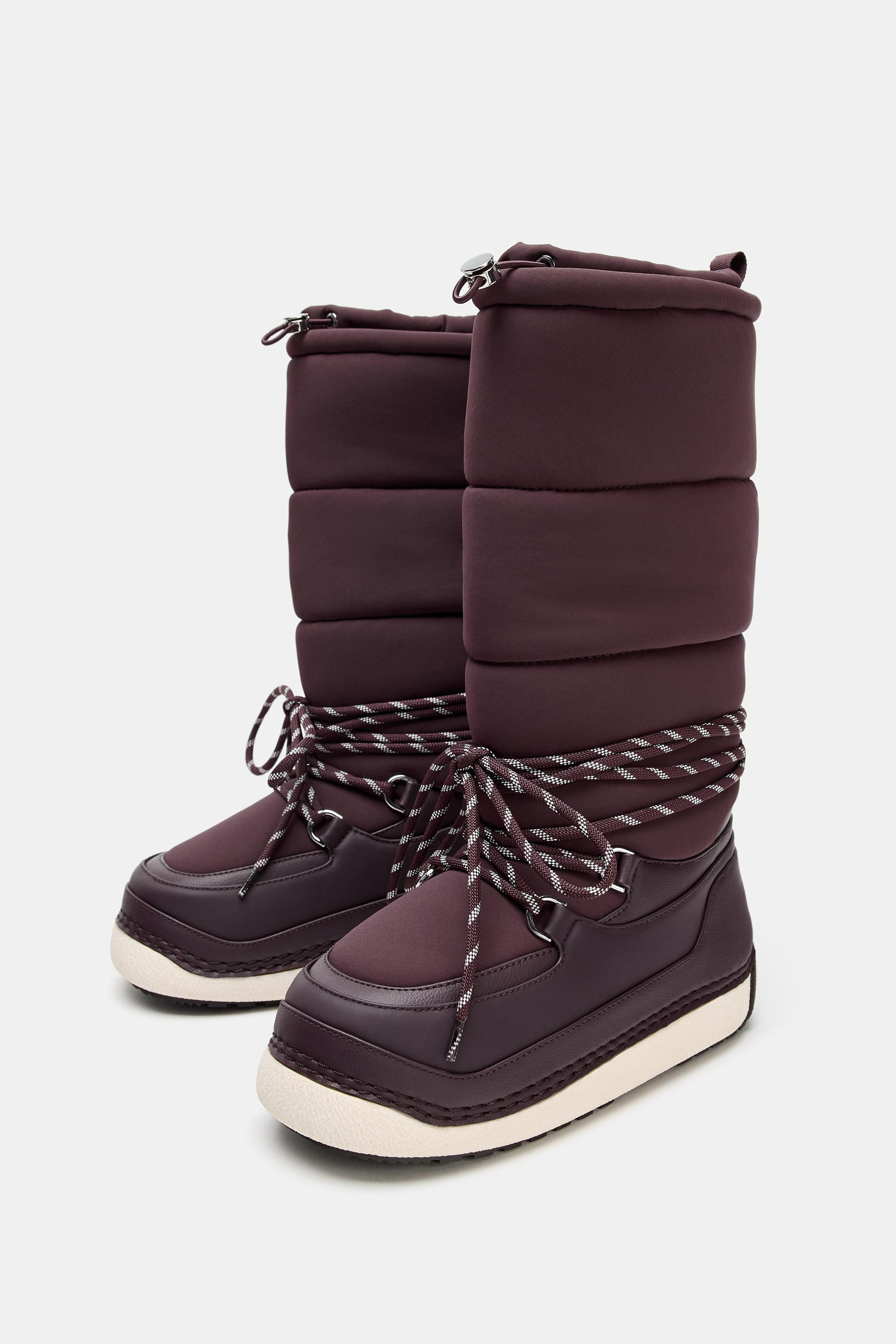 SKI COLLECTION LACE-UP ANKLE BOOTS | Zara UK