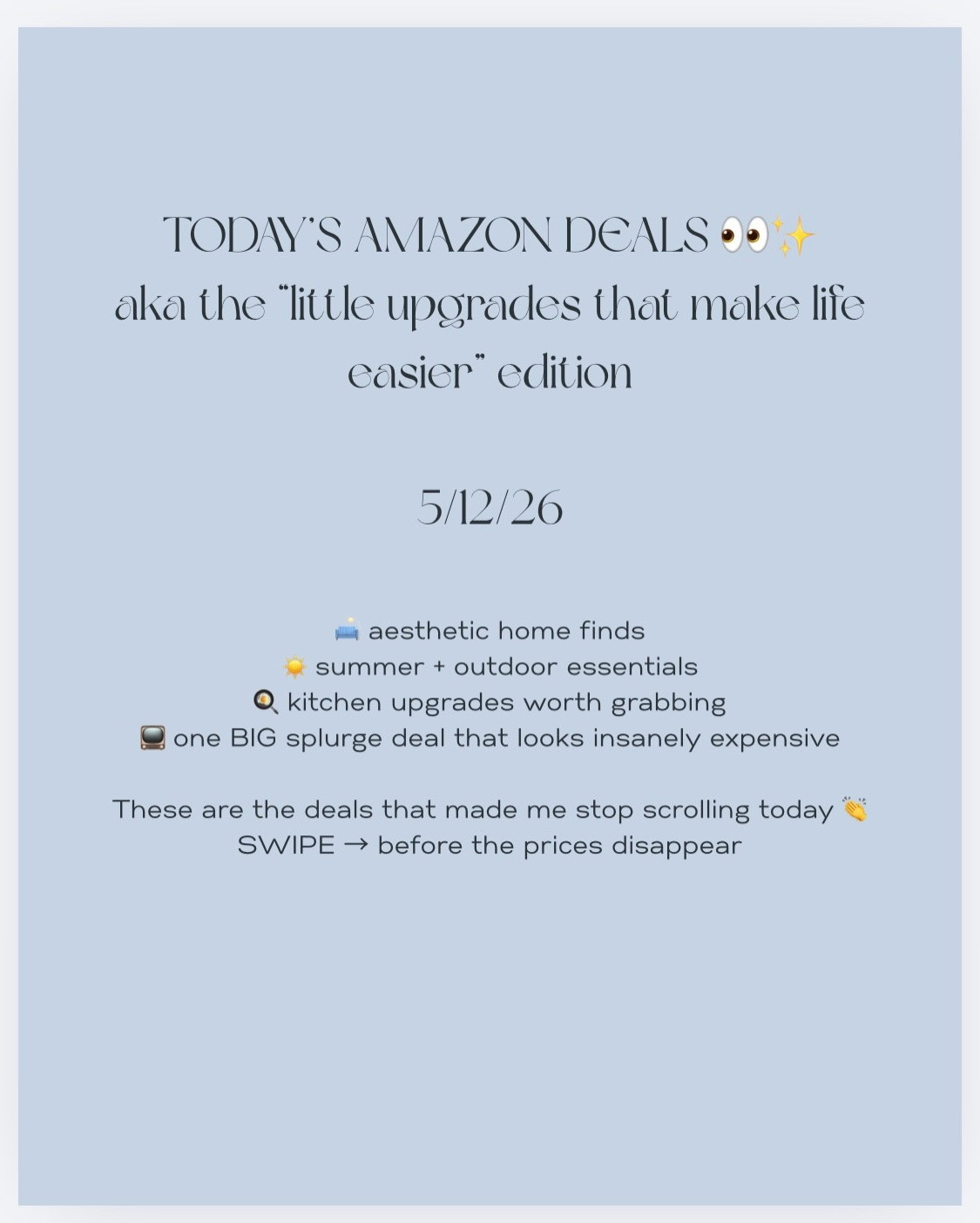 Amazon deals today were RANDOM in the best way 😂🛒

Like why did I go from adding a pool float… to a toaster… to a whole aesthetic Canvas TV to my cart in 5 minutes?

But honestly these are the kinds of practical little upgrades I love sharing because they actually make everyday life easier (and prettier 👏).

Today’s finds included:
✨ an aesthetic art-style Google CanvasTV
✨ a luxury-looking pool float under $20
✨ stainless mixing bowls with lids + graters
✨ a wide-slot toaster for bagels & artisan bread
✨ a raised garden bed for summer gardening season
✨ allergy relief tablets because pollen season is RUDE

Most of these are Amazon deals with major markdowns right now, so definitely check them before prices jump back up.

Comment which one you’d actually buy 👀
And follow me for daily Amazon deals, home finds, kitchen favorites, outdoor essentials, hosting finds, and little luxury upgrades ✨  #amazondeals #amazonfinds #dailydeals #amazonfavorites #homefinds

#LTKSaleAlert #LTKdayinmylife #LTKHome