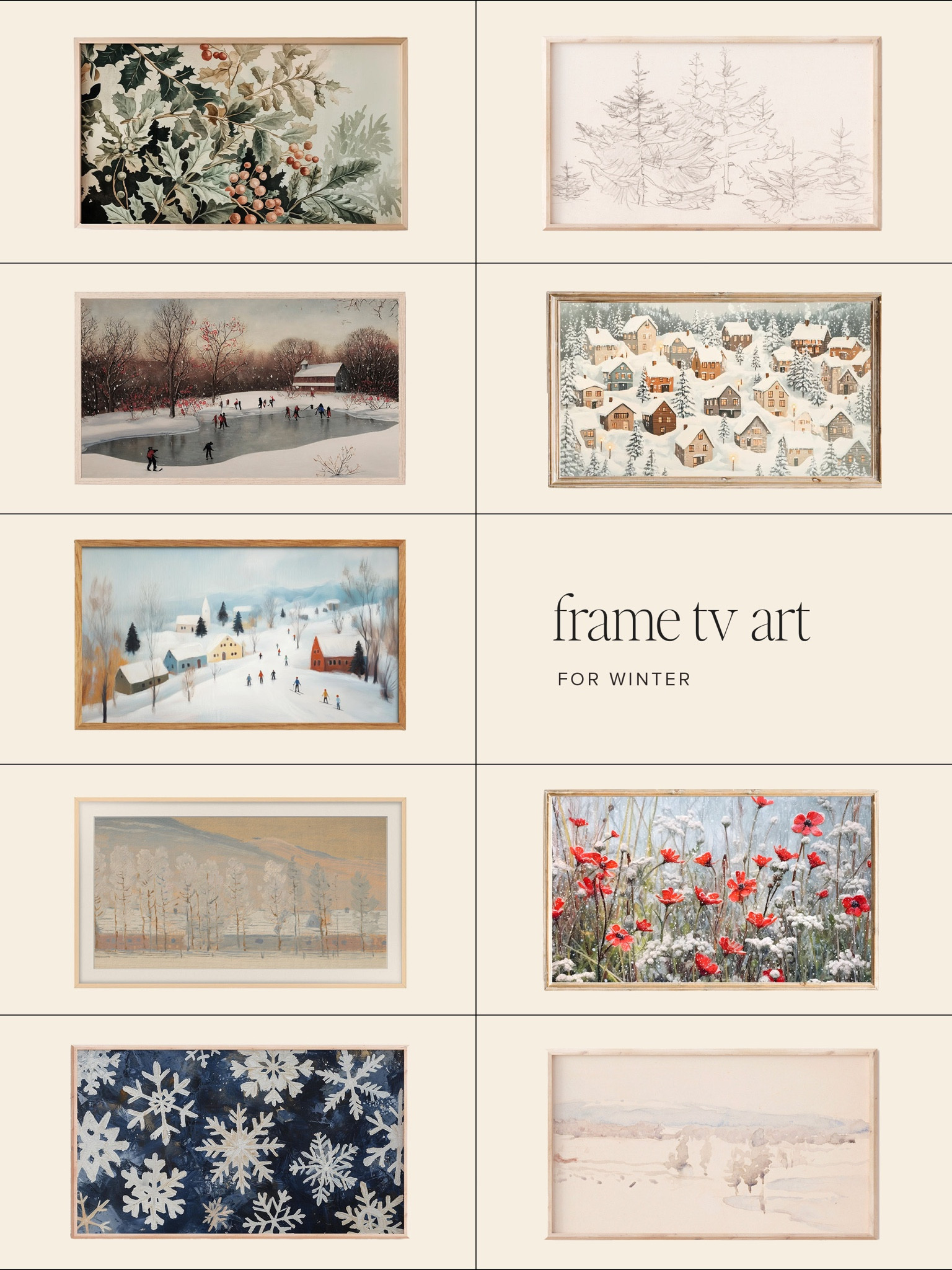 frame tv art for winter!

#LTKHome #LTKSeasonal #LTKHoliday