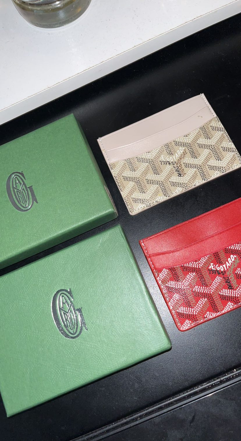 Card Holders Women MEN Bag Clutch Goya Highest Quality Real Leather Wallet Coin Purse Pocket Insi... | DHGate