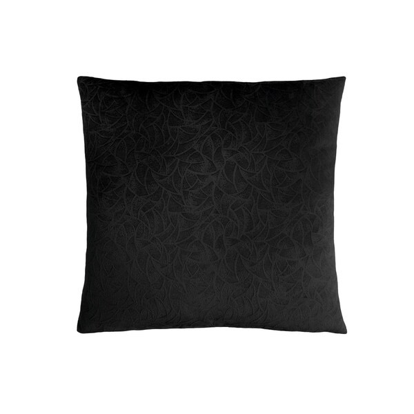 Pillow - 18"X 18" / Black Floral Velvet / 1Pc | Bed Bath & Beyond