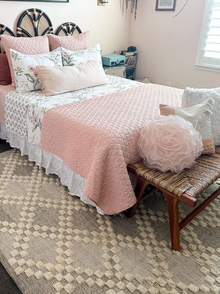 Gorgeous neutral handmade textured rug is so cozy and perfect for bedroom or living room spaces. #richclassdecor #rug #arearug #handmaderug #cozyrug #texture #neutral #guestroom #cozyroom #aesthetic #modernbohemian 

#LTKSeasonal #LTKstyletip #LTKhome