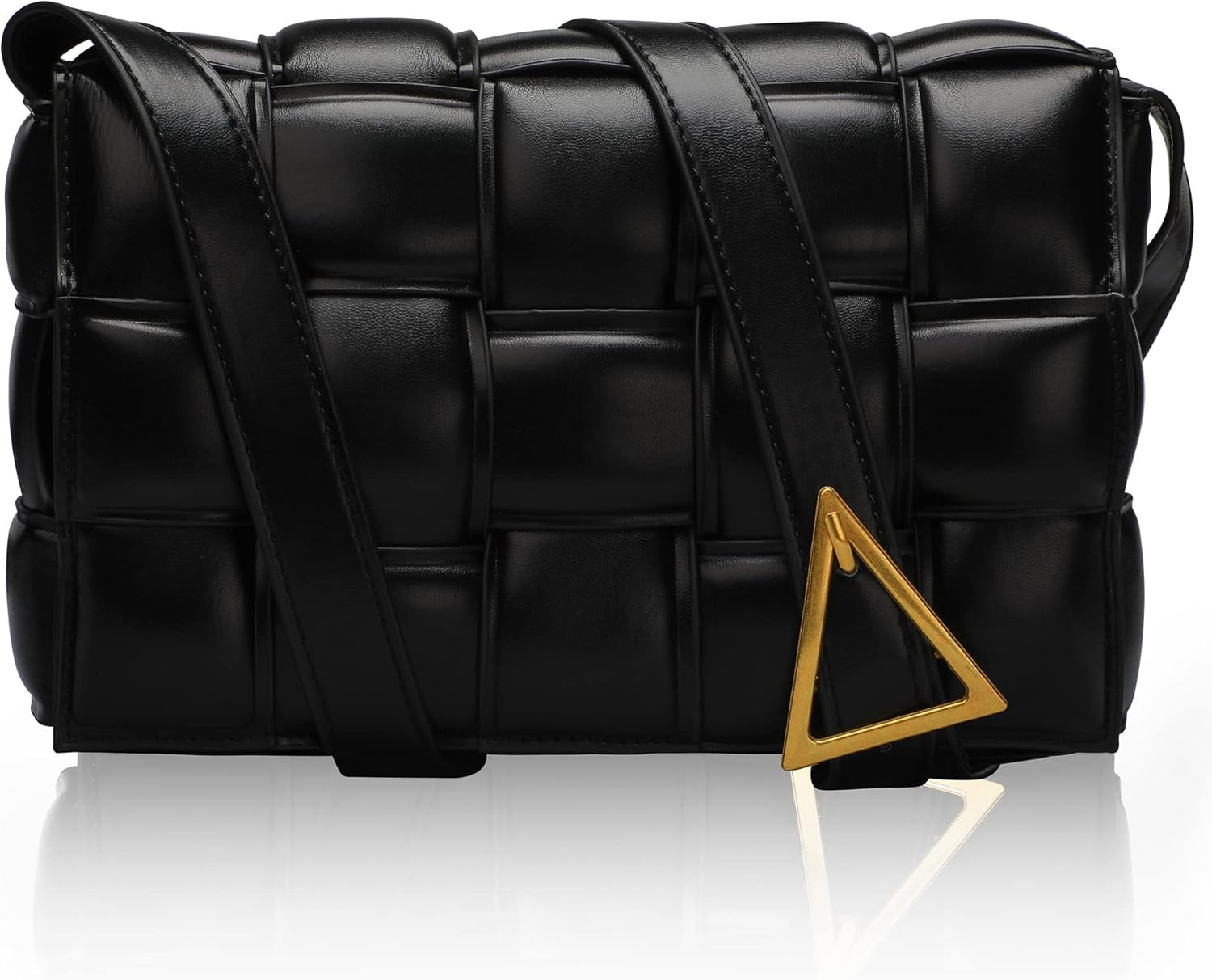 ZooLLyn Woven Padded Cassette Crossbody Trend Shoulder Bag for Women Clutch Bag Square Purse Hand... | Amazon (US)