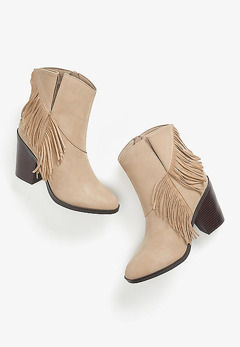 Darcy Fringe Ankle Boot | Maurices