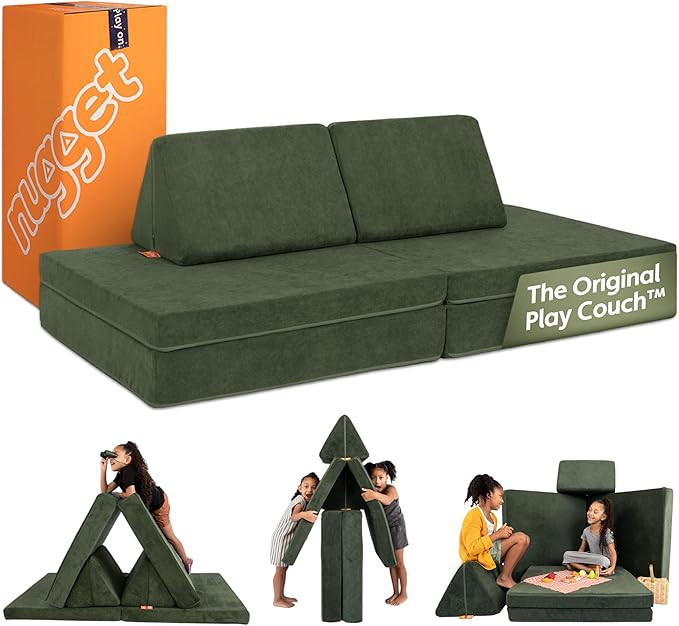 Nugget - The Original Play Couch for Kids - Modular Foam Children's Sofa for Playroom, Imaginatio... | Amazon (US)