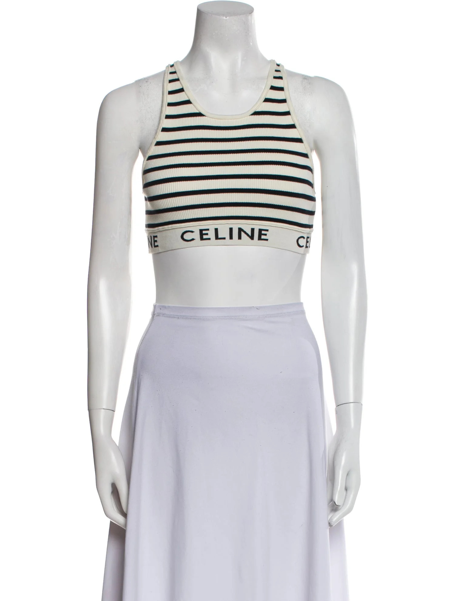 2023-2024 Striped Crop Top | The RealReal