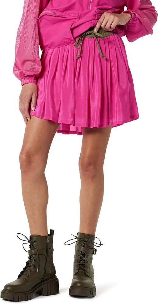 The Drop Women's Pleated Mini Skirt with Contrast Waistband Detail | Amazon (US)