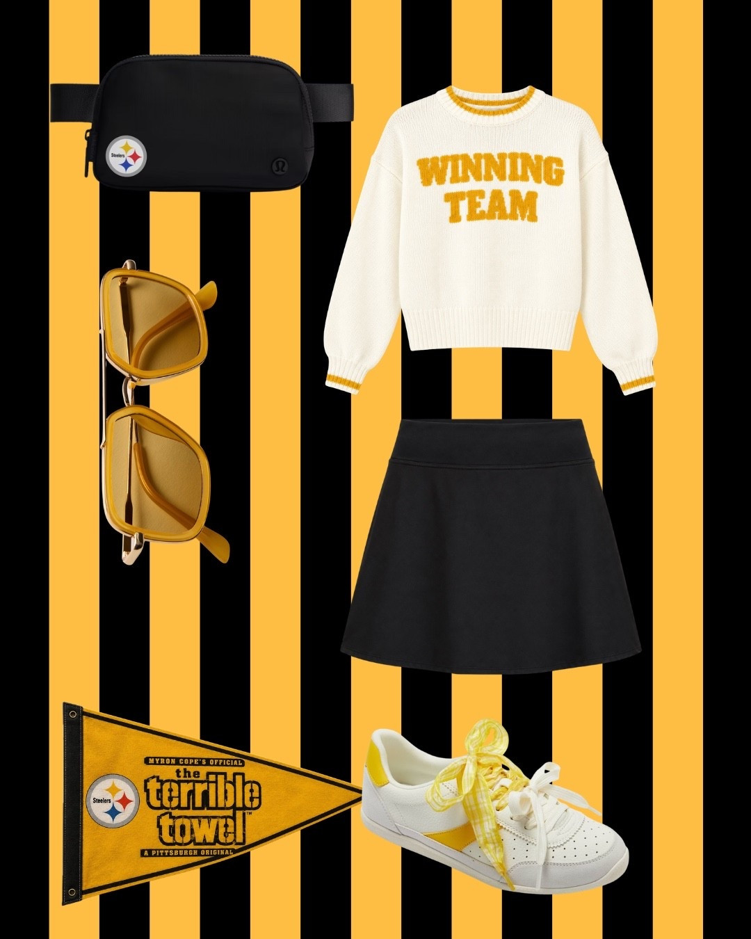 Such a cute black and yellow game day fit!

#LTKSeasonal #LTKMidsize