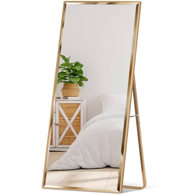Best Choice Products 65x22in Full Length Mirror, Rectangular Beveled Wall Hanging & Leaning Floor... | Target
