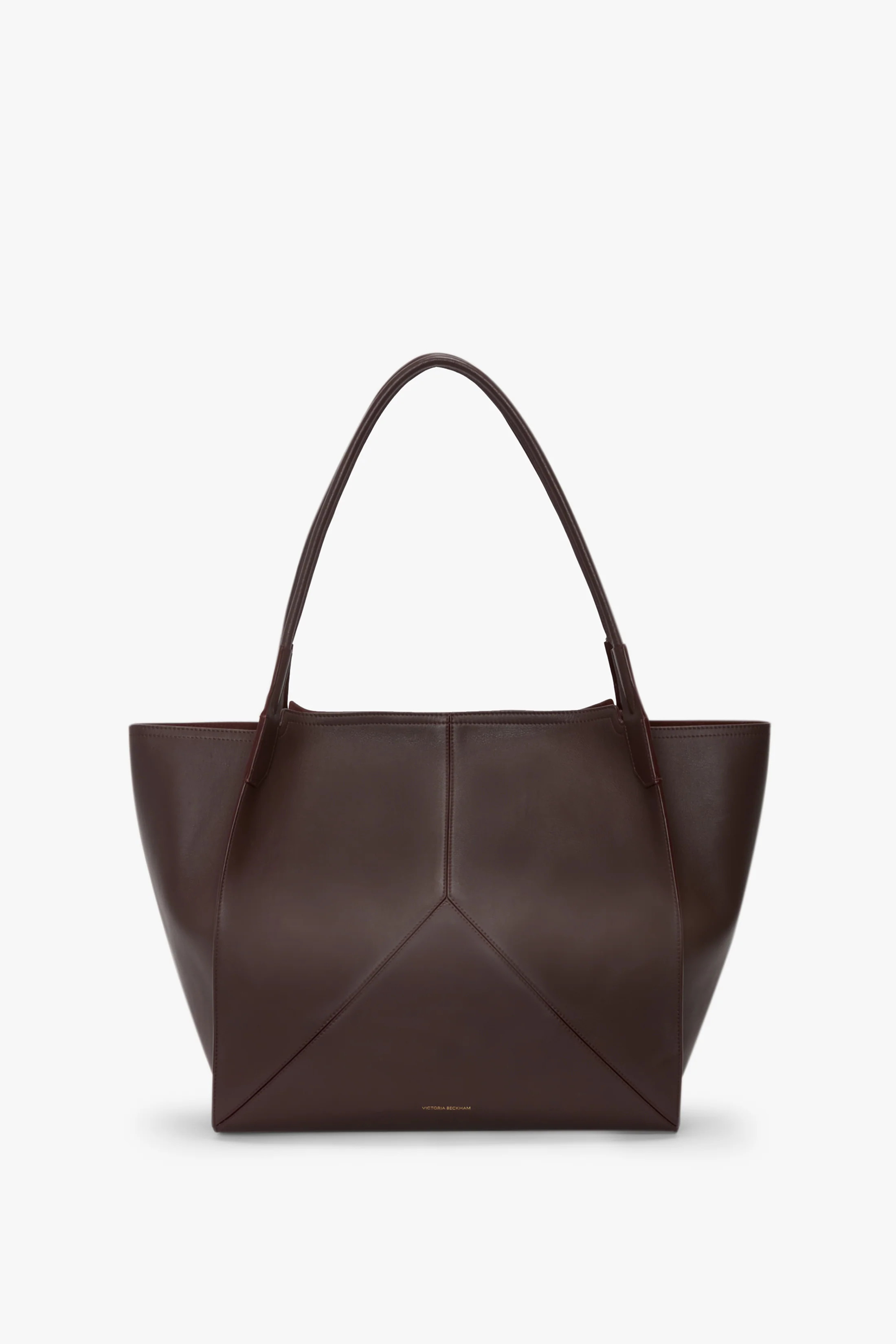 Victoria Tote Bag Large In Burgundy Leather | Victoria Beckham UK