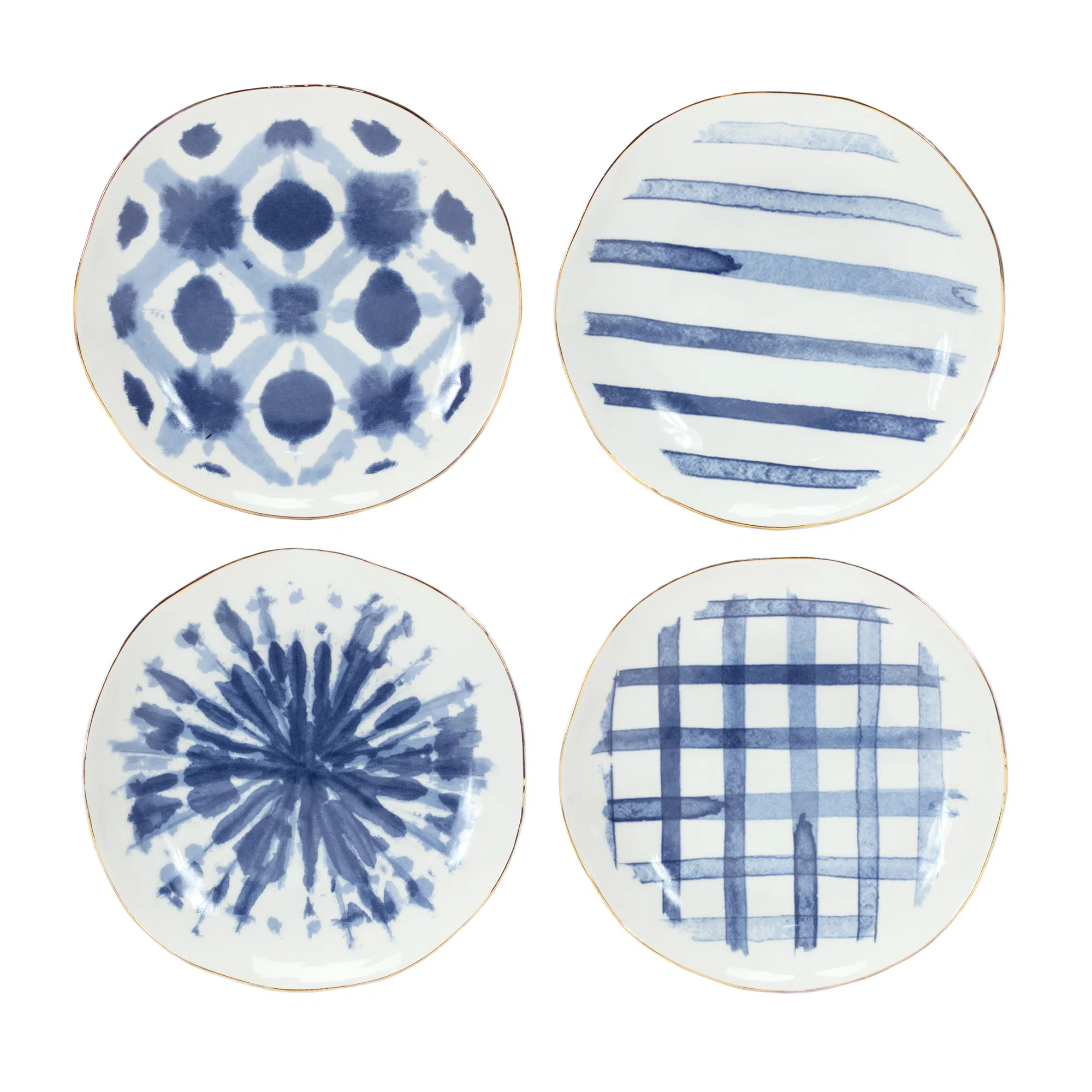 Dakota Fields Amaiyah 4 Piece Ceramic Plate Set | Wayfair | Wayfair North America