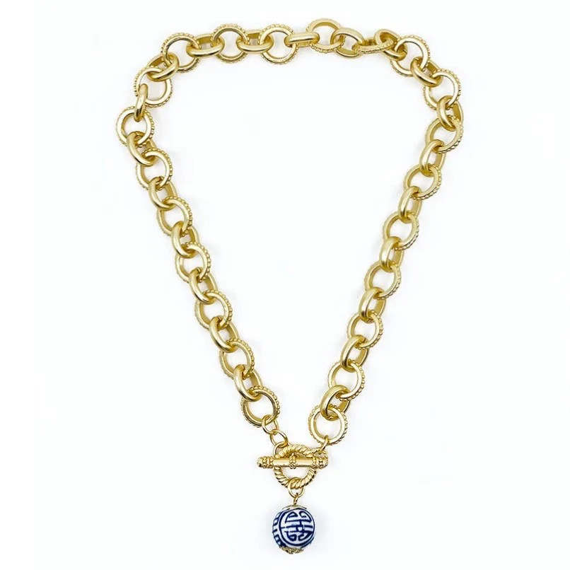 China Blue Bella Necklace | Sea Marie Designs