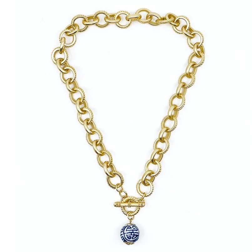 China Blue Bella Necklace | Sea Marie Designs