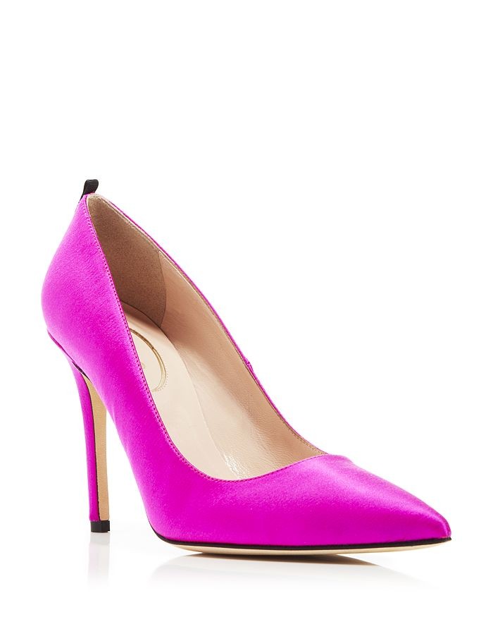 Women's Fawn Satin High-Heel Pumps | Bloomingdale's (US)