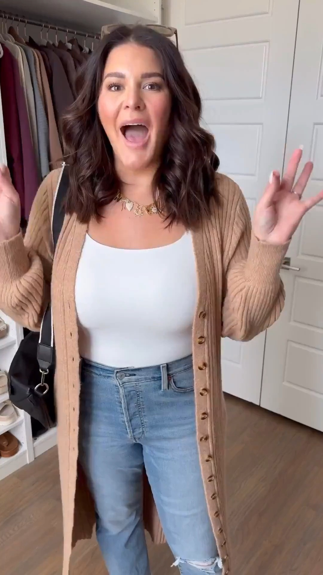 These duster cardigans are so soft, stretchy, cozy and super versatile! Pair them with jeans, pants, leggings or even wear them as a dress. Cardigans: Medium Jeans: 12 Long millennial fashion, mom style, leggings outfit, Amazon fashion, midsize style, midsize mom style, updating my wardrobe, trendy style, cozy style, school pickup outfit

#LTKootd