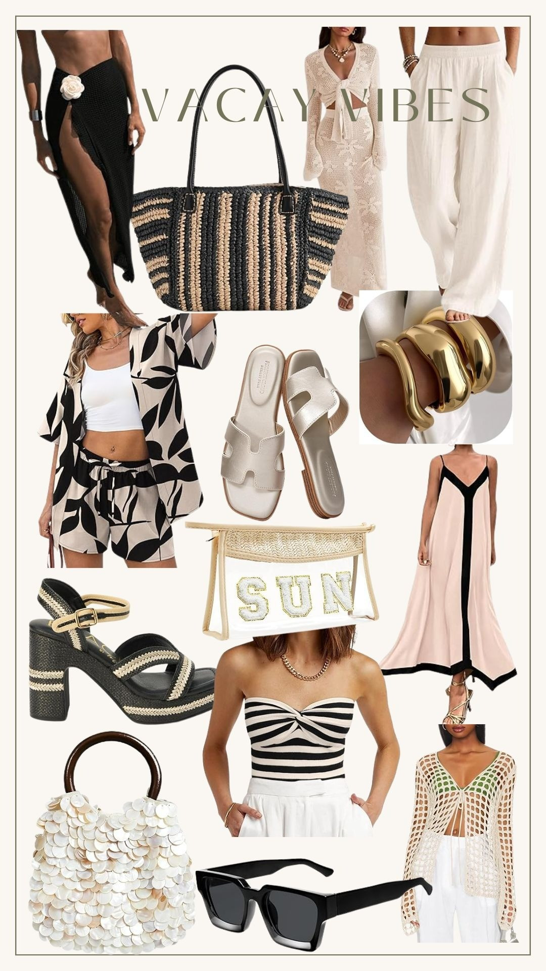 Vacay ready vibesBeach tote, sandals, wedges, heels, shoe lover, 2 oc sets, swimsuits, swimsuit cover ups, spring break, linen pants, sarong, sunglasses, sunnies, dresses, shirts, skirts, spring vibes, spring 2026, womens, trending, teavel, vacation, family time, honeymoons, 

#LTKTravel #LTKActive #LTKSeasonal