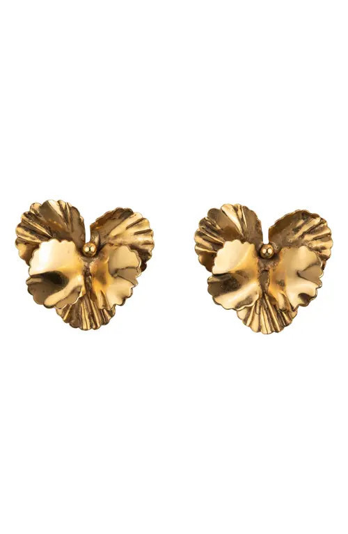 Jennifer Behr Pansy Earrings in Gold at Nordstrom | Nordstrom