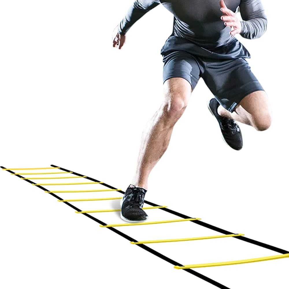 GHB Pro Agility Ladder Agility Training Ladder Speed 12 Rung 20ft with Carrying Bag | Amazon (US)
