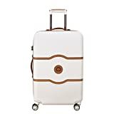 DELSEY Paris Chatelet Air Hardside Luggage, Spinner Wheels, Champagne White, Checked-Medium 24 Inch | Amazon (US)