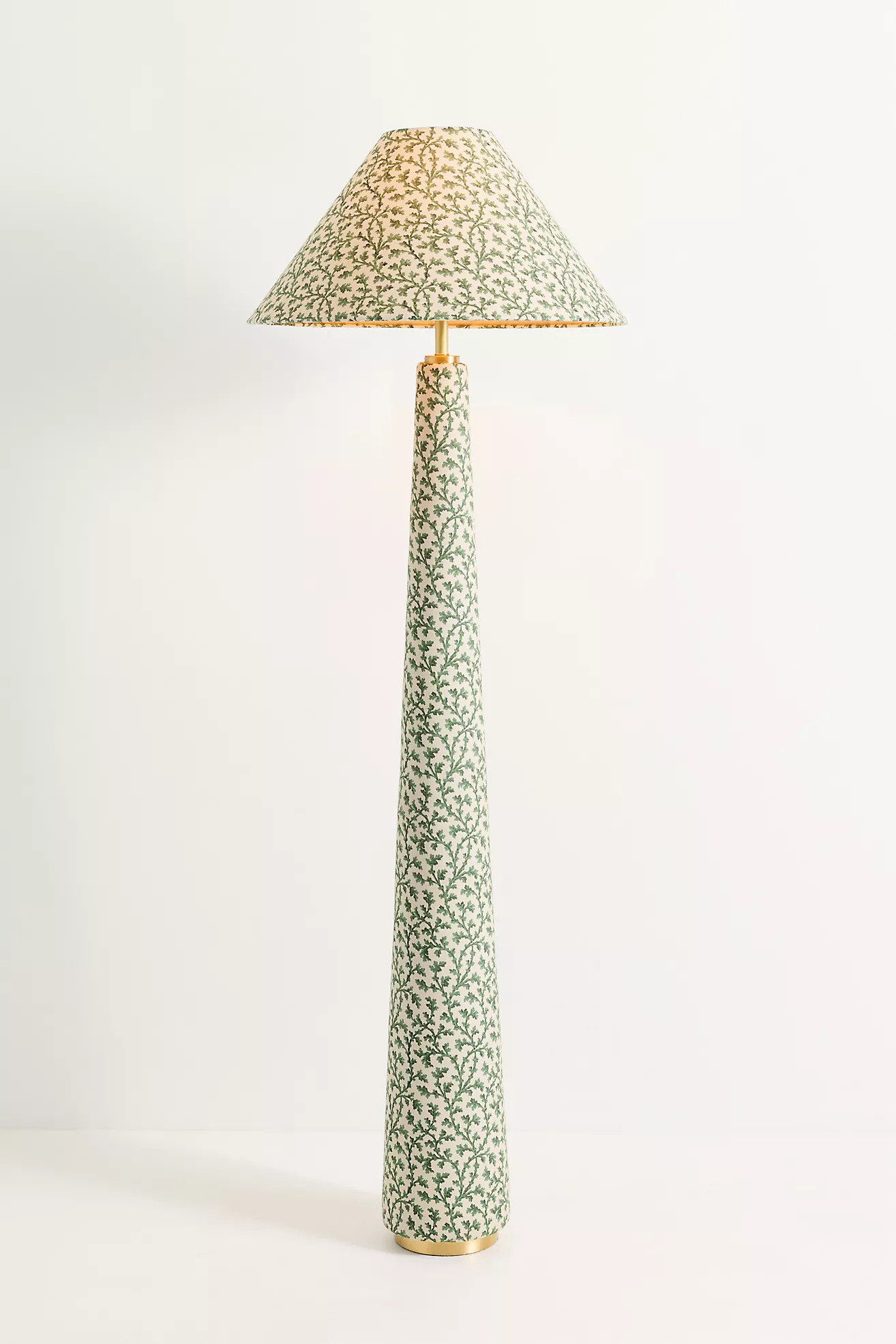 Lulu Printed Fabric Upholstered Empire Floor Lamp | Anthropologie (US)