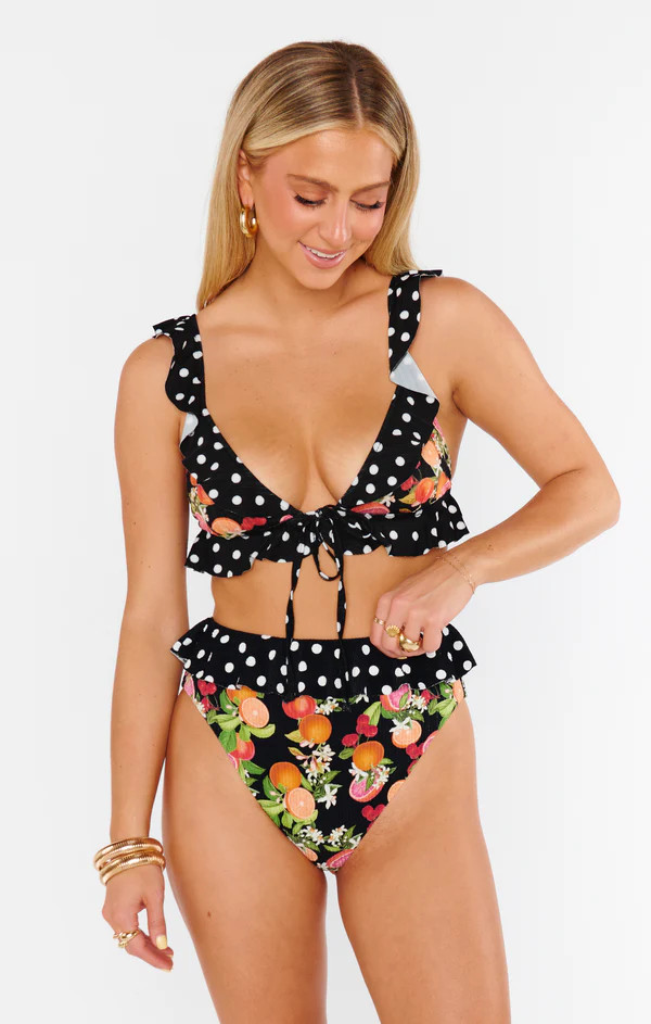 Carolina Ruffle Top ~ Tropical Sangria Multi | Show Me Your Mumu