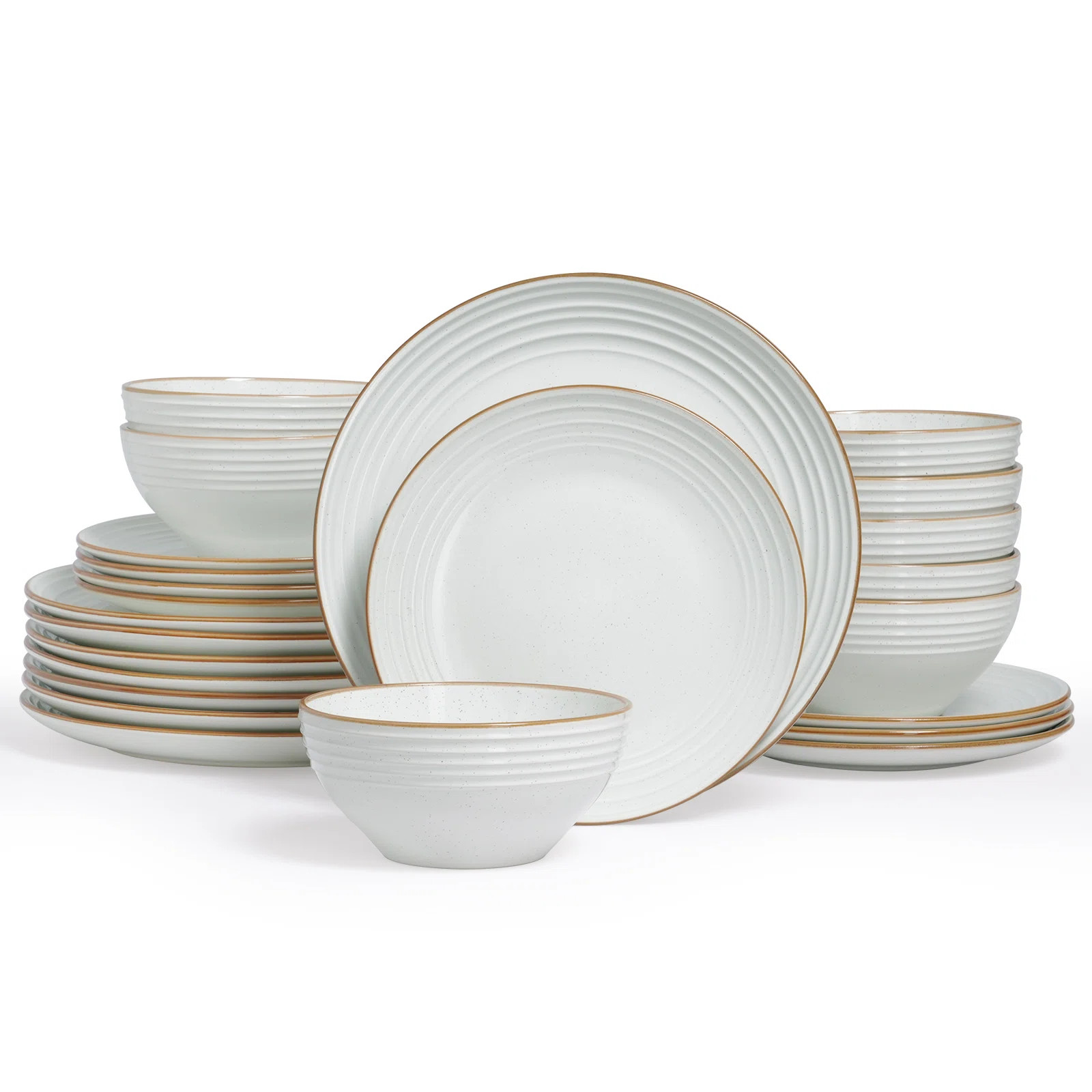 Famiware  24 Piece Dinnerware Set, Dish Set for 8 & Reviews | Wayfair | Wayfair North America
