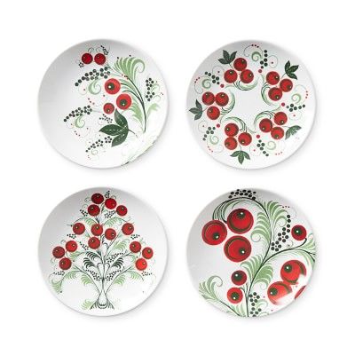 Alpine Berry Salad Plates, Set of 4, Mixed | Williams-Sonoma