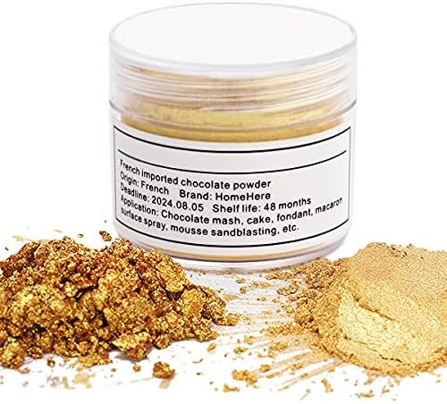 HomeHere Gold Luster Dust Edible Cake Gold Dust, Gold, 7 Grams | Amazon (US)