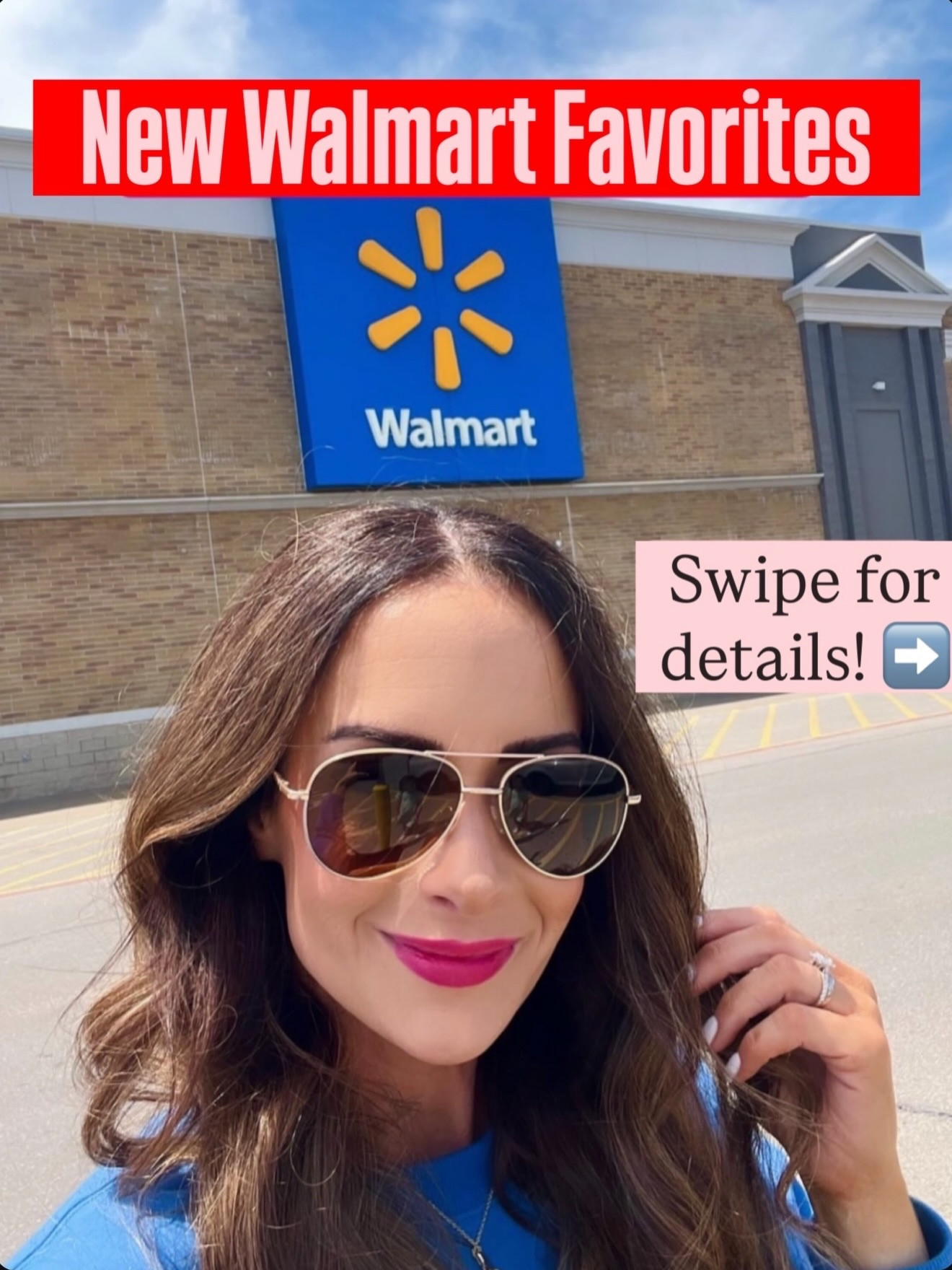 Cutest new red, white and blue finds at @walmart! ❤️Comment OUTFIT LINKS to shop it all! 🛍️ The new Kasey x Lee collection is adorable and y’all will love it! Definitely don’t wait to check out! 💙 P.S. make sure to size up 1-2 sizes in the Lee jeans and shorts for the best fit 😍 

#walmart #walmartfashion #walmartfinds
