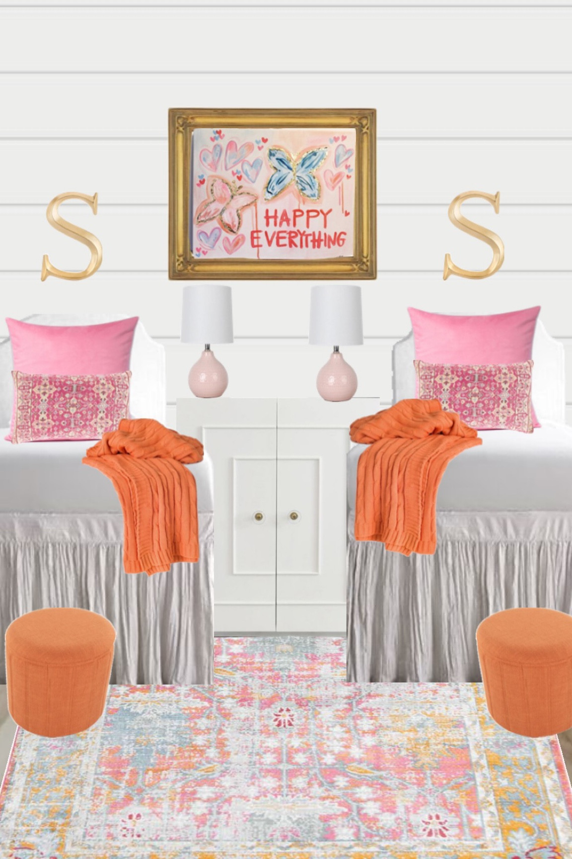 Dorm Bedroom, Dorm Inspo, Pink & Orange Bedroom 

#LTKSeasonal #LTKxNSale #LTKStyleTip