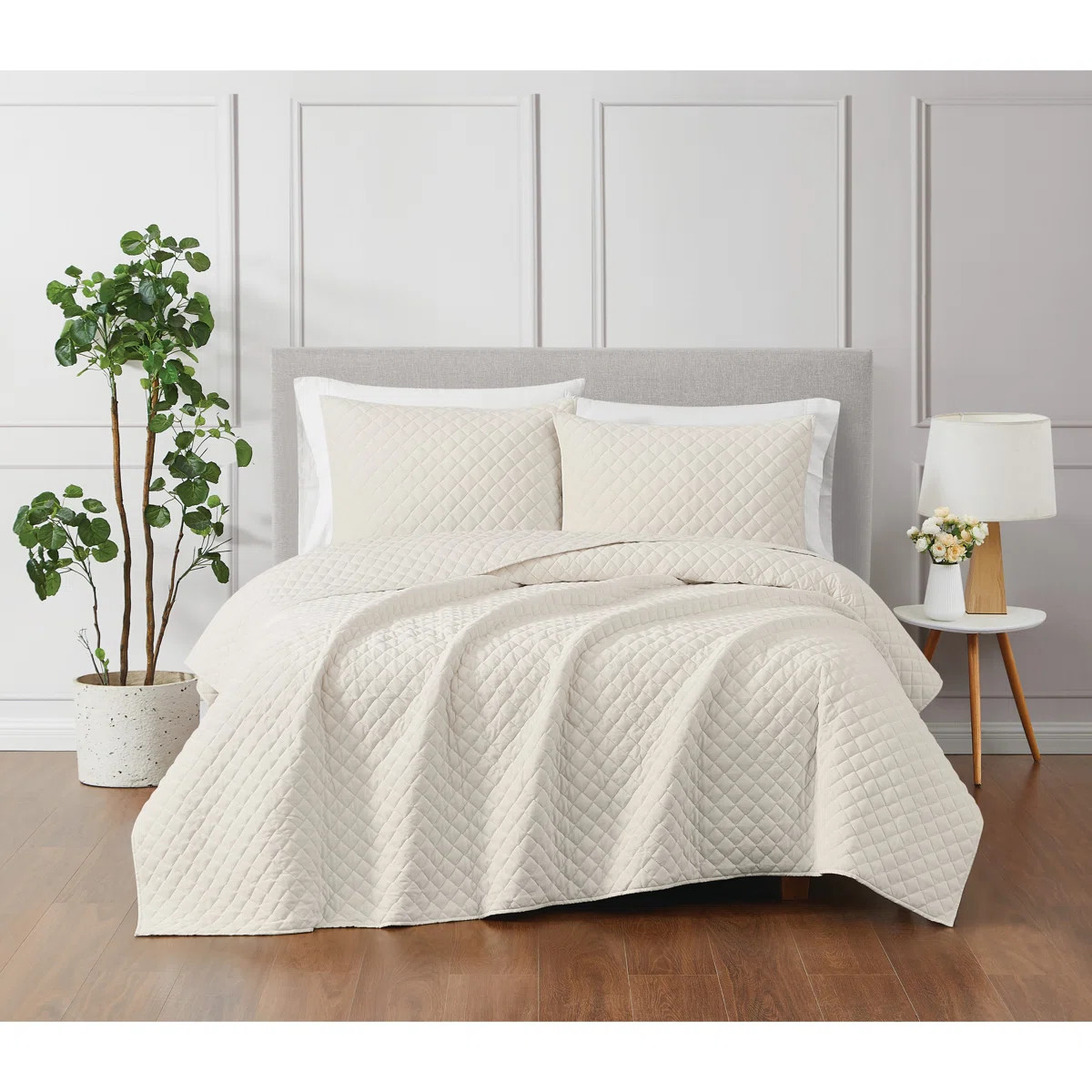 Diamond Velvet Quilt Set | Wayfair North America