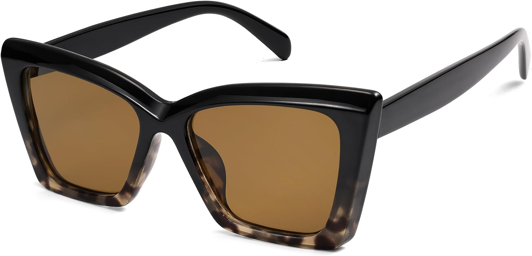 SOJOS Trendy Oversized Square Cateye Sunglasses for Women Men UV400 Designer Shades SJ2347 | Amazon (US)