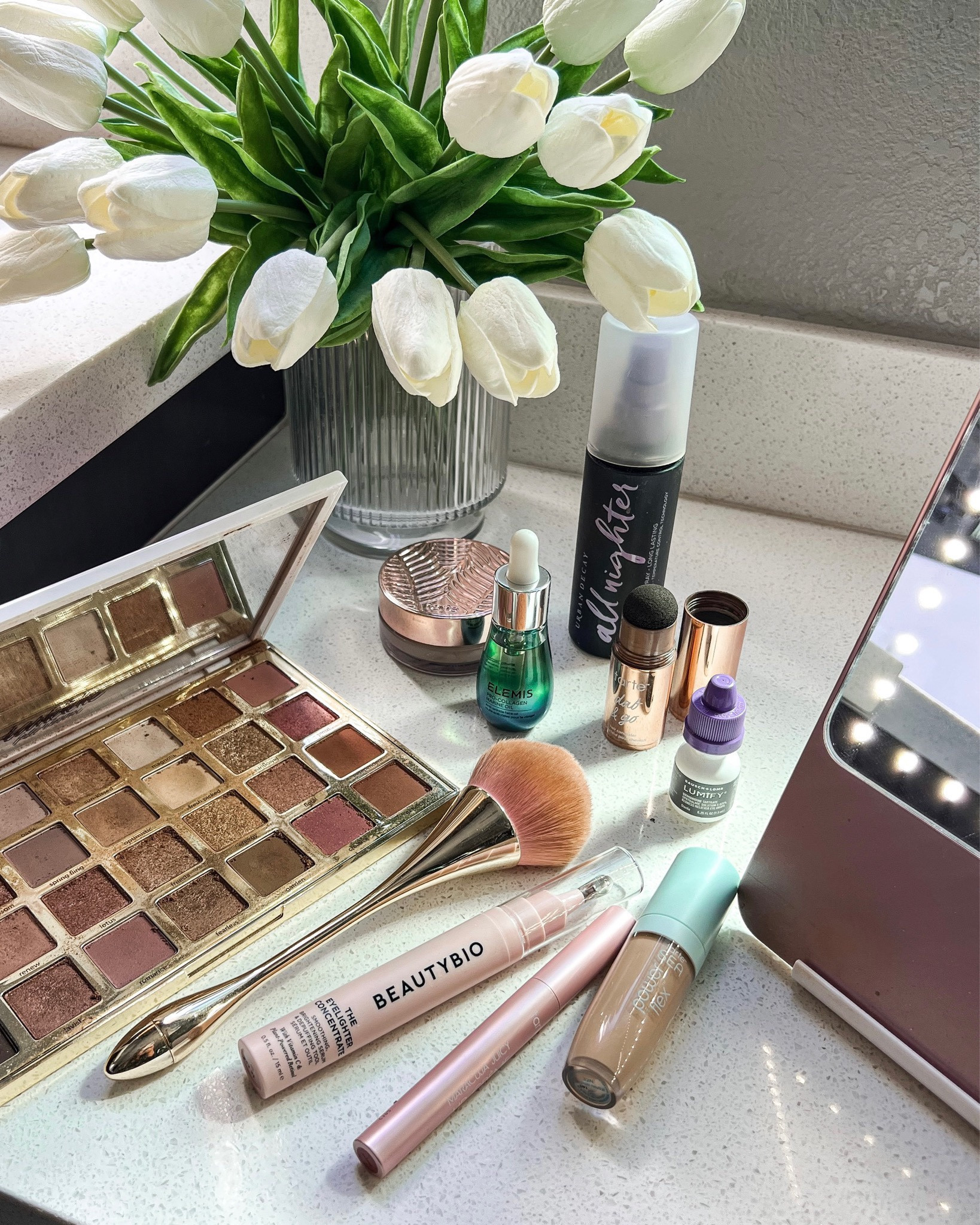 Some of my favorite beauty products 
Save 10% on tarte with code KIM
Riki light up mirror 
Eye drops eye balm lip plump 
Pro collagen oil 

#LTKFind #LTKbeauty #LTKstyletip