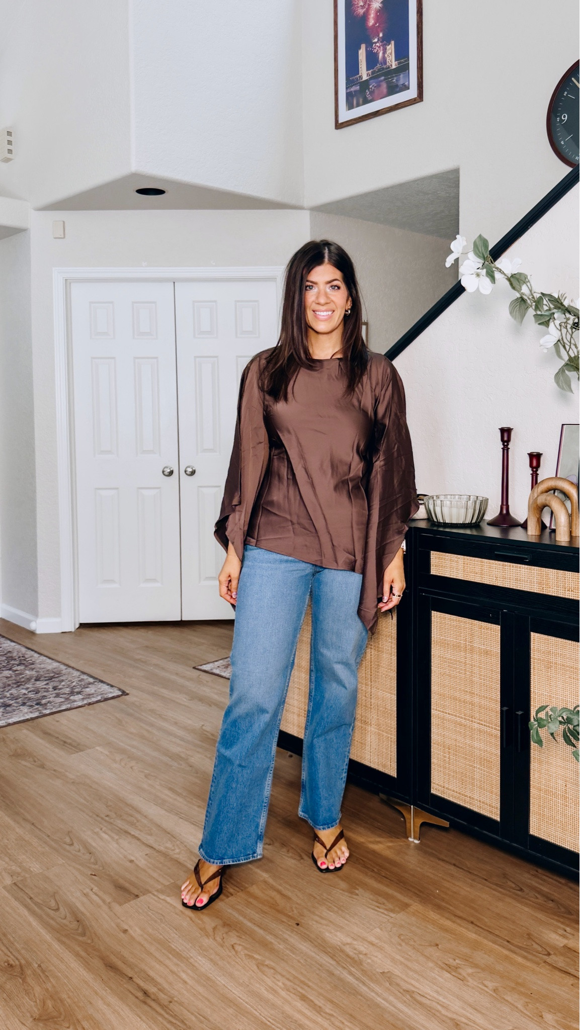 Large satin cape
Top
29 jeans
Going out tops, summer tops, jeans and a top, affordable tops, summer midsize outfit, date night, girls night

#LTKootd #LTKSeasonal