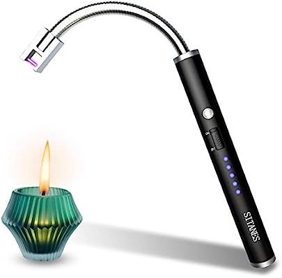 SITANES Candle Lighter Electric Plasma Arc Long Lighter with USB Rechargeable LED Display 360° F... | Amazon (US)