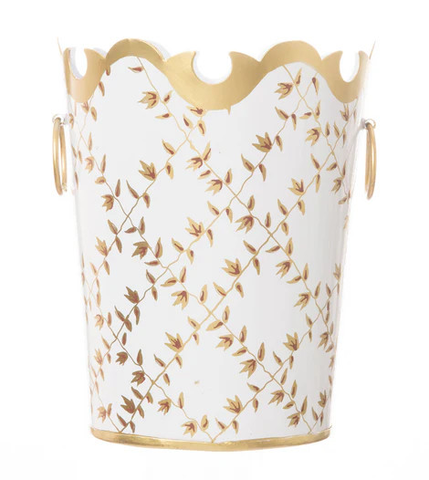 Ivory Trellis Ring Bucket | The Enchanted Home